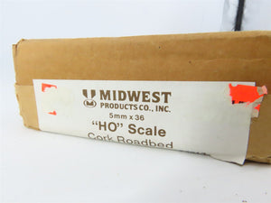 HO Scale Midwest Products 3013 Cork Roadbed 36