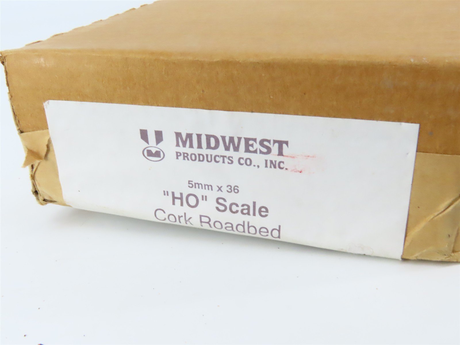 HO Scale Midwest Products 3013 Cork Roadbed 36" Sections 25-Pack