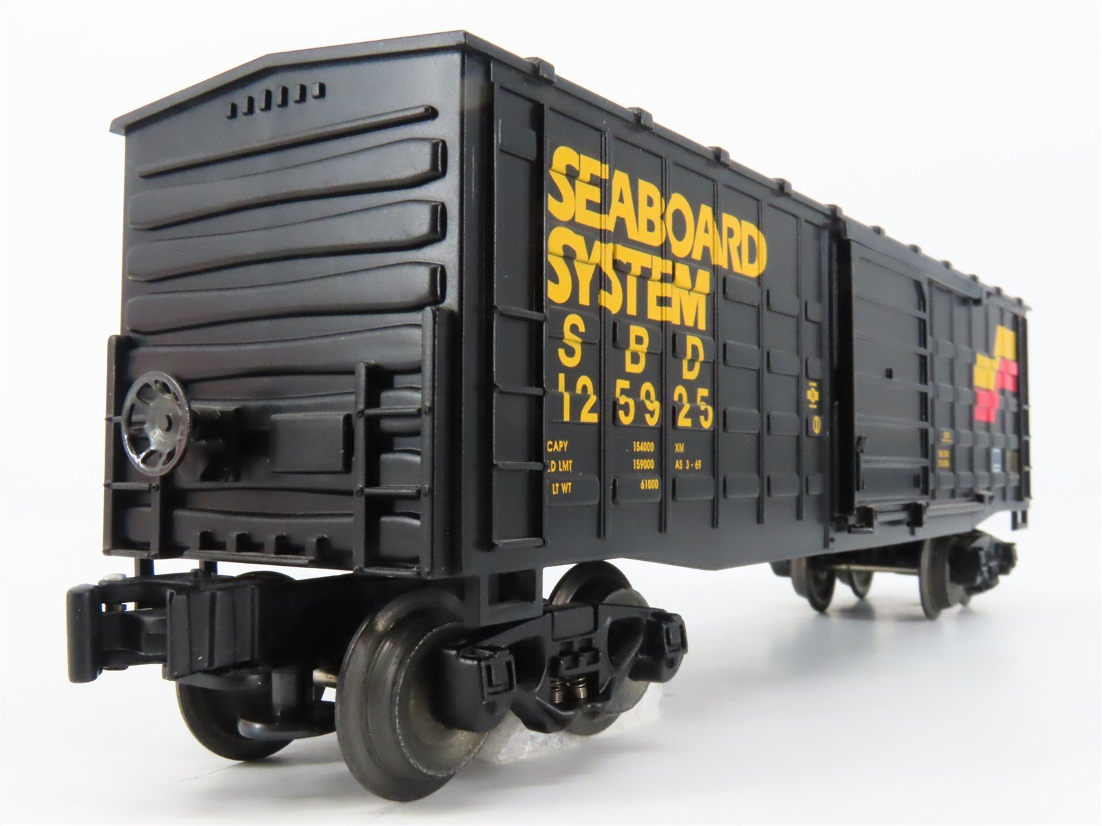 O Gauge 3-Rail Lionel 6-15014 SBD Seaboard System Waffle Sided Box Car #125925