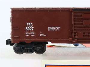 O Gauge 3-Rail Lionel 6-26223 FEC Florida East Coast Single Door Box Car #5027