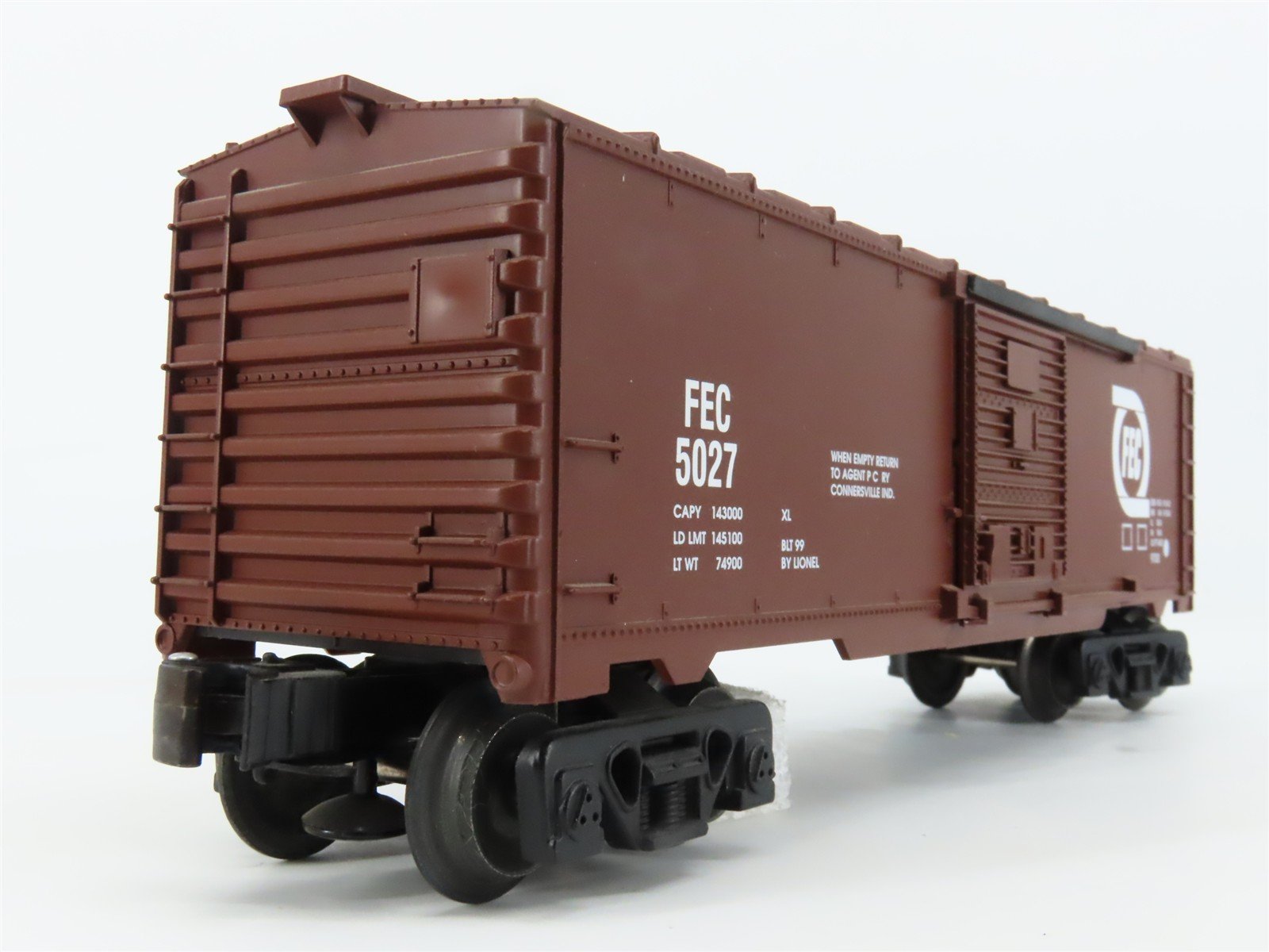 O Gauge 3-Rail Lionel 6-26223 FEC Florida East Coast Single Door Box Car #5027
