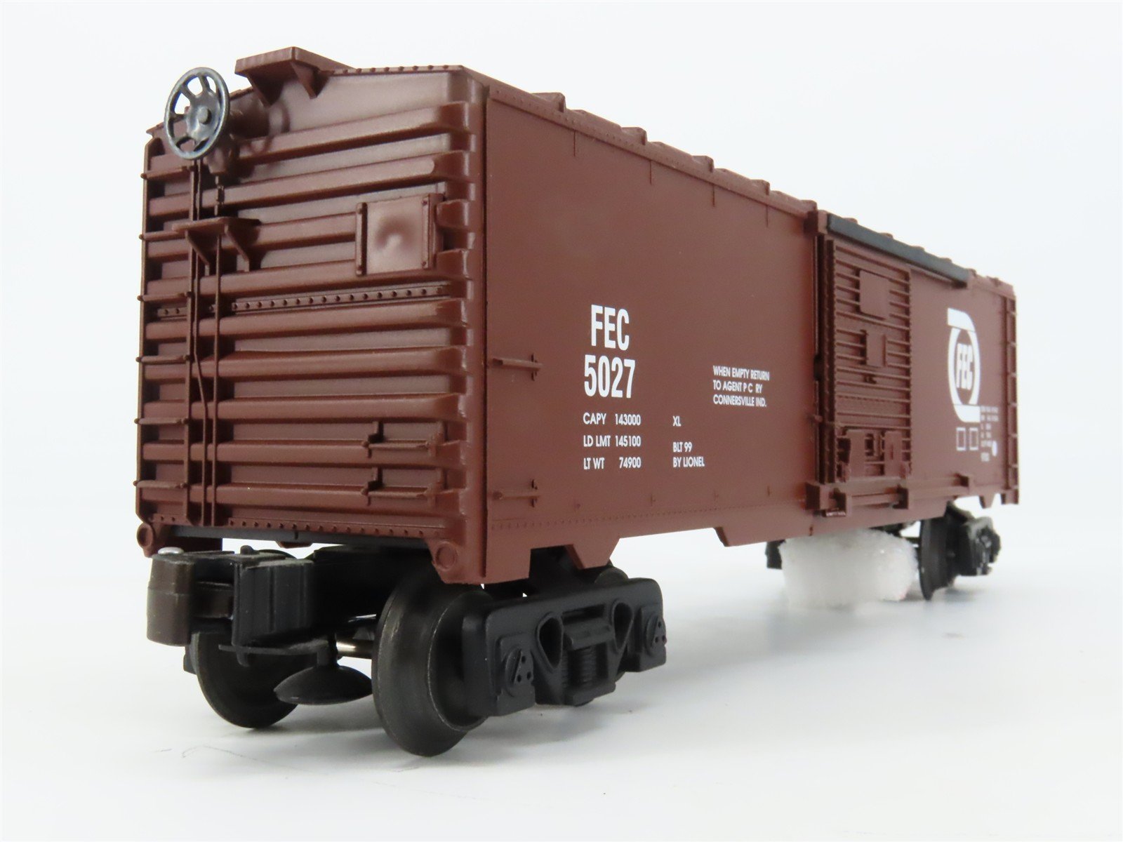 O Gauge 3-Rail Lionel 6-26223 FEC Florida East Coast Single Door Box Car #5027