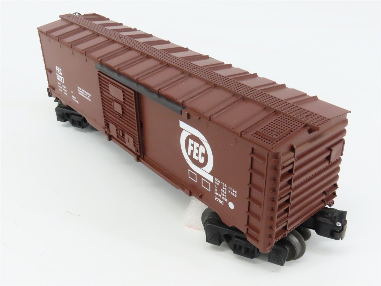 O Gauge 3-Rail Lionel 6-26223 FEC Florida East Coast Single Door Box Car #5027