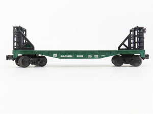 O Gauge 3-Rail Lionel 6-26056 SOU Southern Railway Flat Car #50125 w/ Bulkheads
