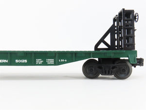 O Gauge 3-Rail Lionel 6-26056 SOU Southern Railway Flat Car #50125 w/ Bulkheads