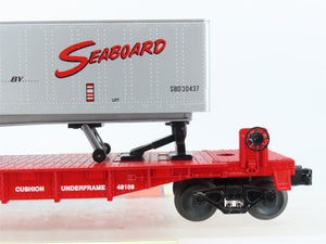 O Gauge 3-Rail Lionel 6-26043 SBD Seaboard Flat Car #48109 w/ Trailer