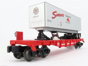 O Gauge 3-Rail Lionel 6-26043 SBD Seaboard Flat Car #48109 w/ Trailer