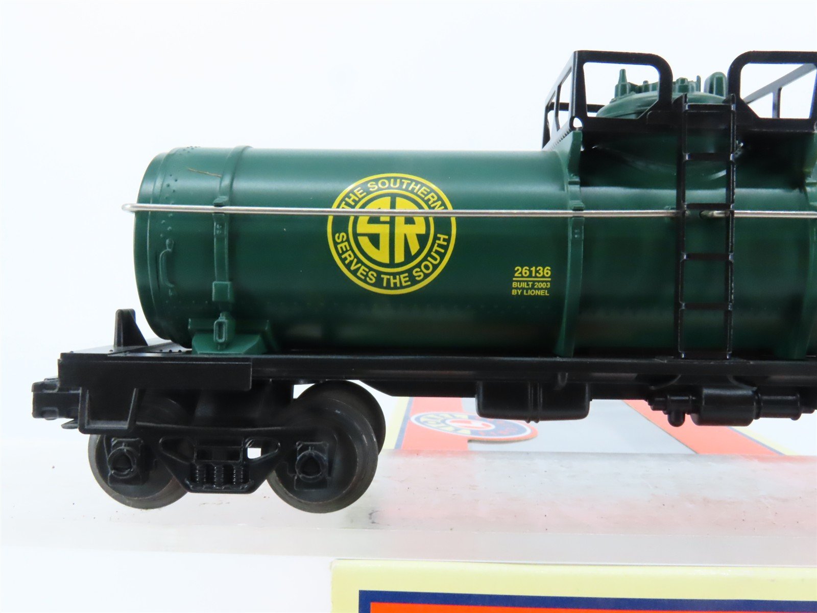 O Gauge 3-Rail Lionel 6-26136 SOU Southern Railway Single Dome Tank Car #8790011