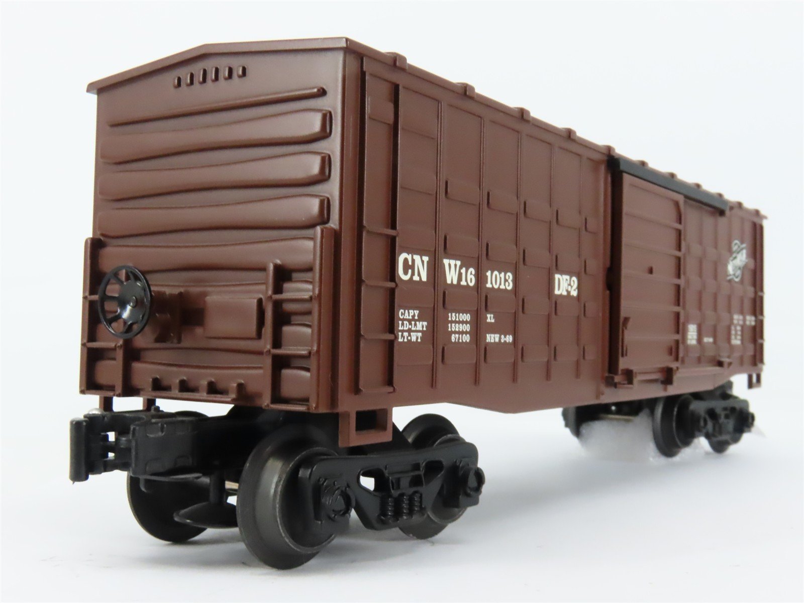 O Gauge 3-Rail Lionel 6-15015 CNW Chicago & North Western Waffle Box Car #161013