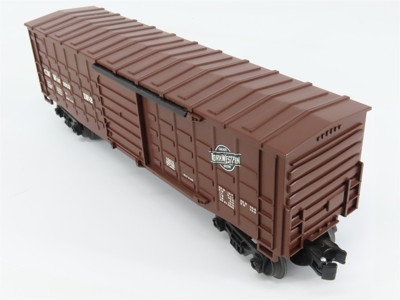 O Gauge 3-Rail Lionel 6-15015 CNW Chicago & North Western Waffle Box Car #161013