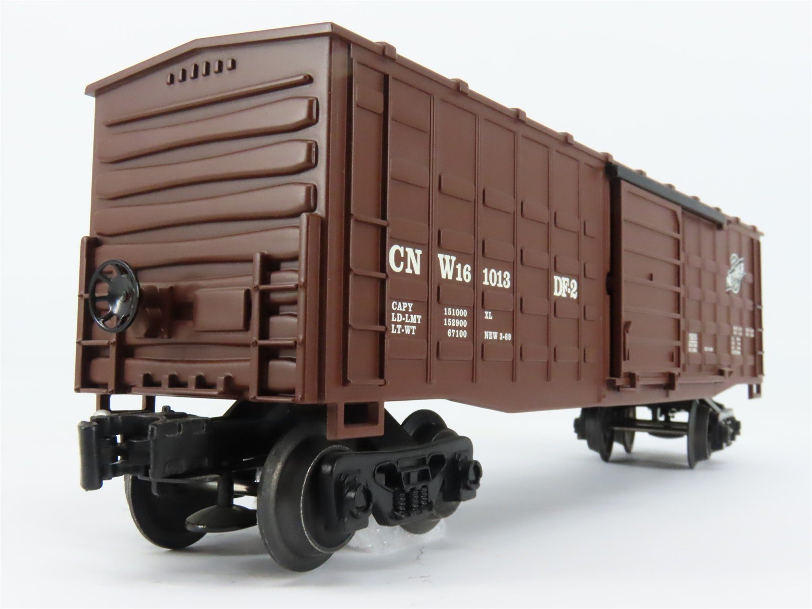 O Gauge 3-Rail Lionel 6-15015 CNW Chicago & North Western Waffle Box Car #161013