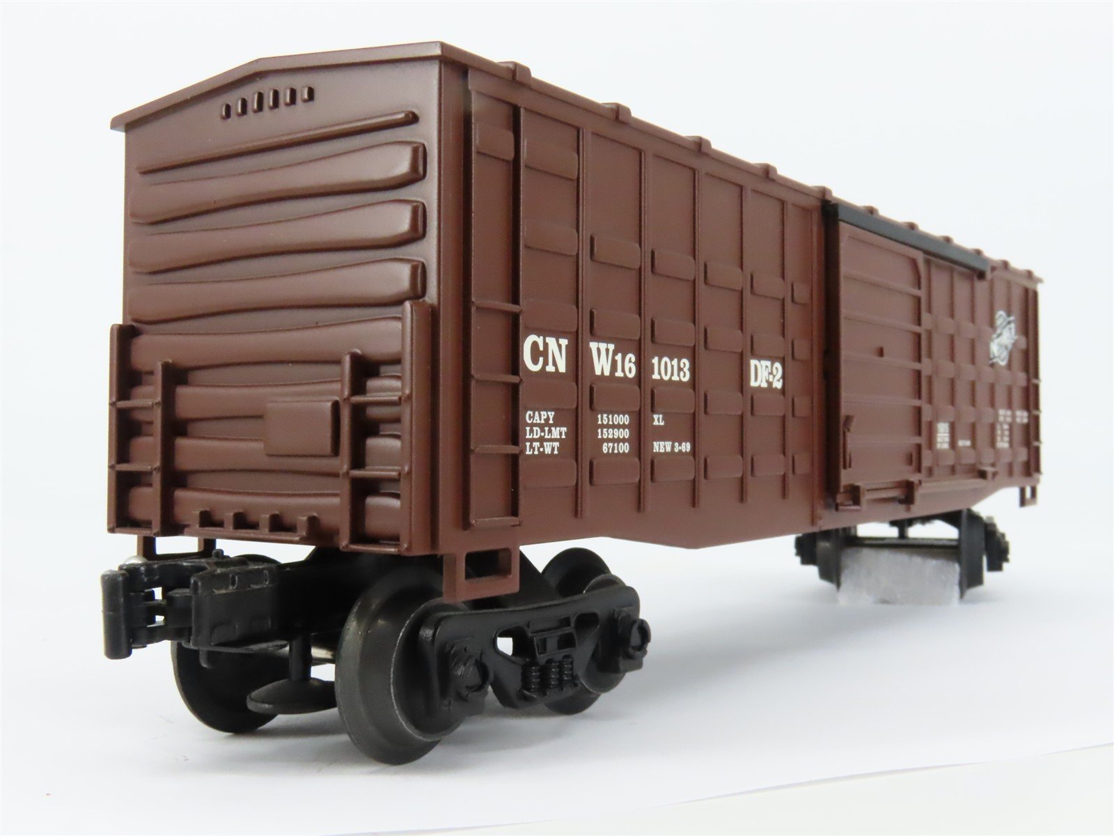 O Gauge 3-Rail Lionel 6-15015 CNW Chicago & North Western Waffle Box Car #161013