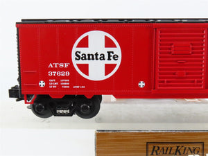 O Gauge 3-Rail MTH Rail King Rugged Rails 33-7404 ATSF Santa Fe Box Car #37629