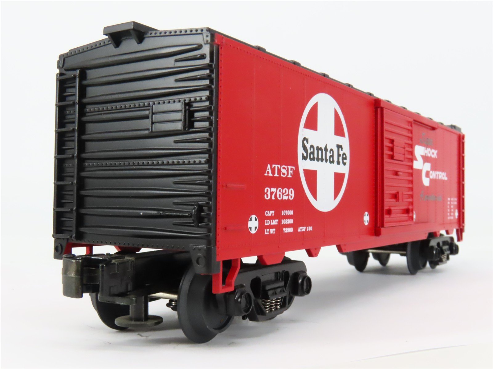 O Gauge 3-Rail MTH Rail King Rugged Rails 33-7404 ATSF Santa Fe Box Car #37629