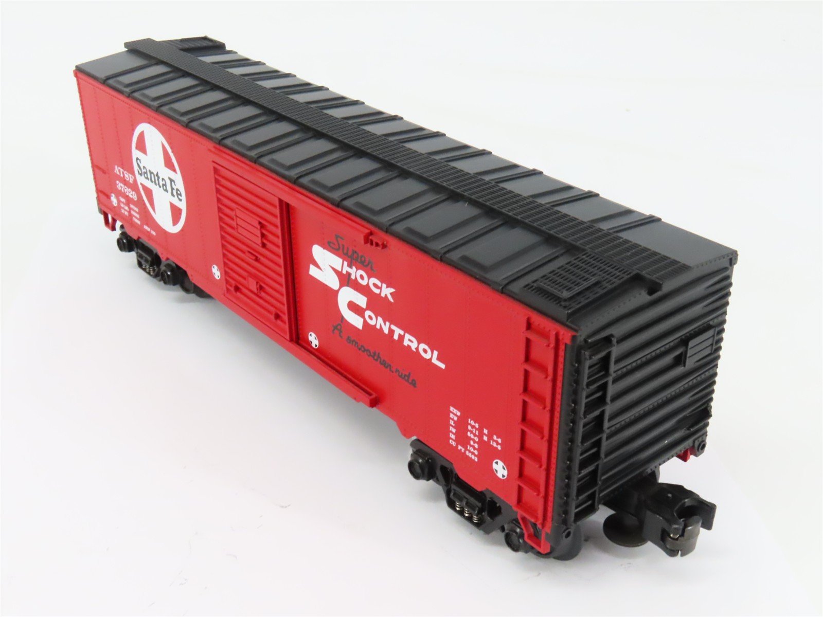 O Gauge 3-Rail MTH Rail King Rugged Rails 33-7404 ATSF Santa Fe Box Car #37629