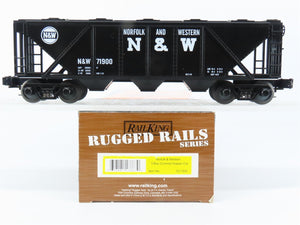 O Gauge 3-Rail MTH Rail King 33-7502 N&W Norfolk & Western 3-Bay Hopper #71900