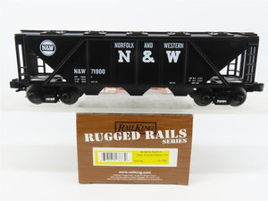 O Gauge 3-Rail MTH Rail King 33-7502 N&W Norfolk & Western 3-Bay Hopper #71900