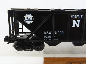 O Gauge 3-Rail MTH Rail King 33-7502 N&W Norfolk & Western 3-Bay Hopper #71900