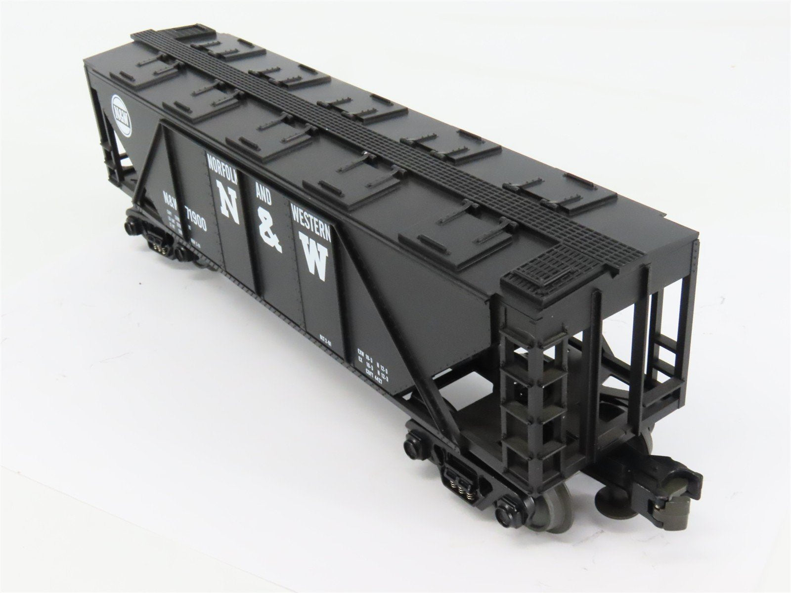 O Gauge 3-Rail MTH Rail King 33-7502 N&W Norfolk & Western 3-Bay Hopper #71900