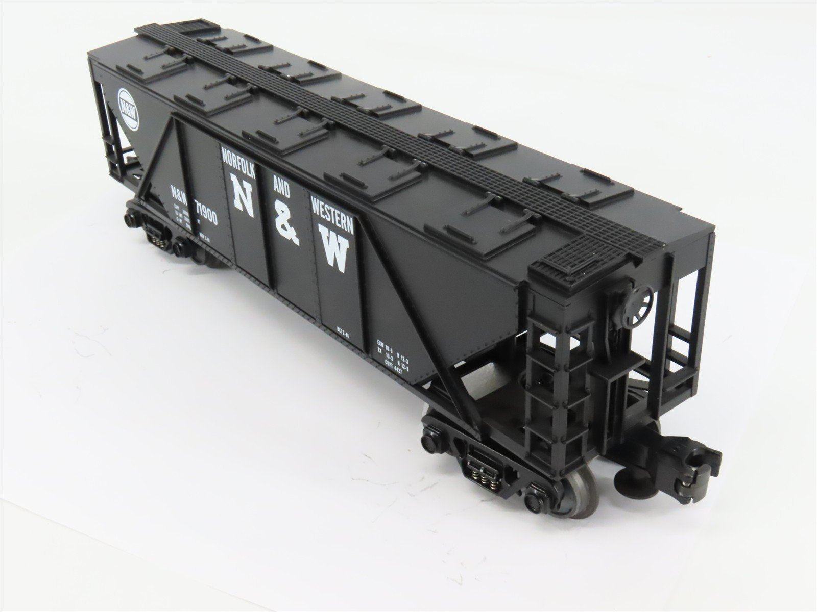 O Gauge 3-Rail MTH Rail King 33-7502 N&W Norfolk & Western 3-Bay Hopper #71900