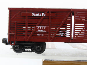 O Gauge 3-Rail MTH Rail King Rugged Rails 33-7704 ATSF Santa Fe Stock Car #26427