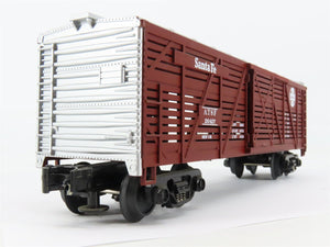 O Gauge 3-Rail MTH Rail King Rugged Rails 33-7704 ATSF Santa Fe Stock Car #26427