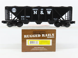 O Gauge 3-Rail MTH Rail King 33-7502 N&W Norfolk & Western 3-Bay Hopper #71900