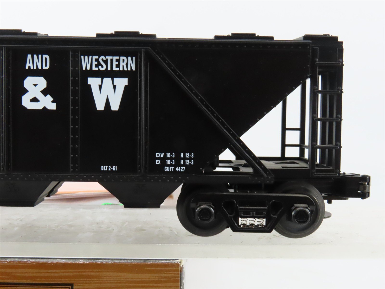 O Gauge 3-Rail MTH Rail King 33-7502 N&W Norfolk & Western 3-Bay Hopper #71900
