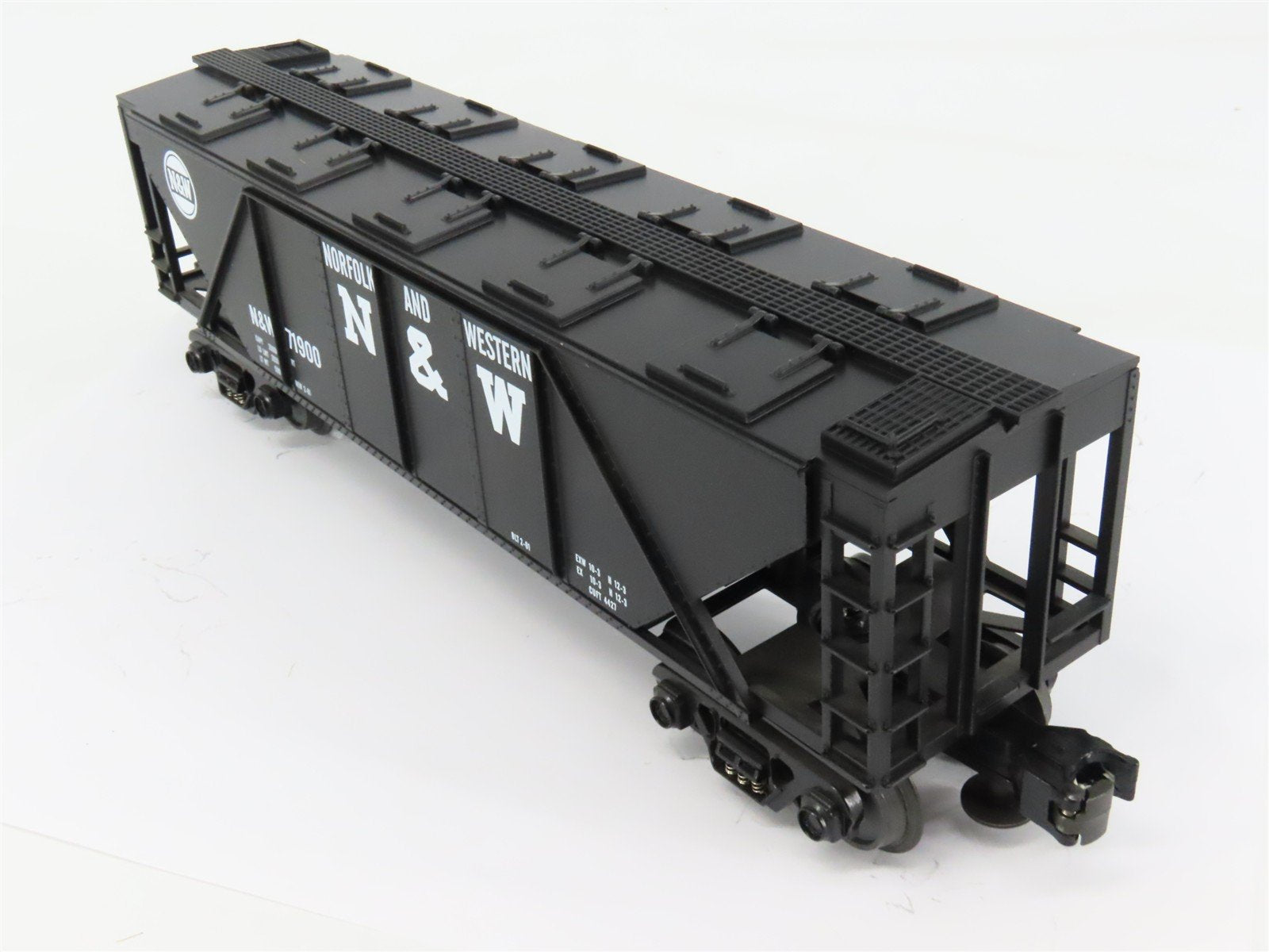 O Gauge 3-Rail MTH Rail King 33-7502 N&W Norfolk & Western 3-Bay Hopper #71900