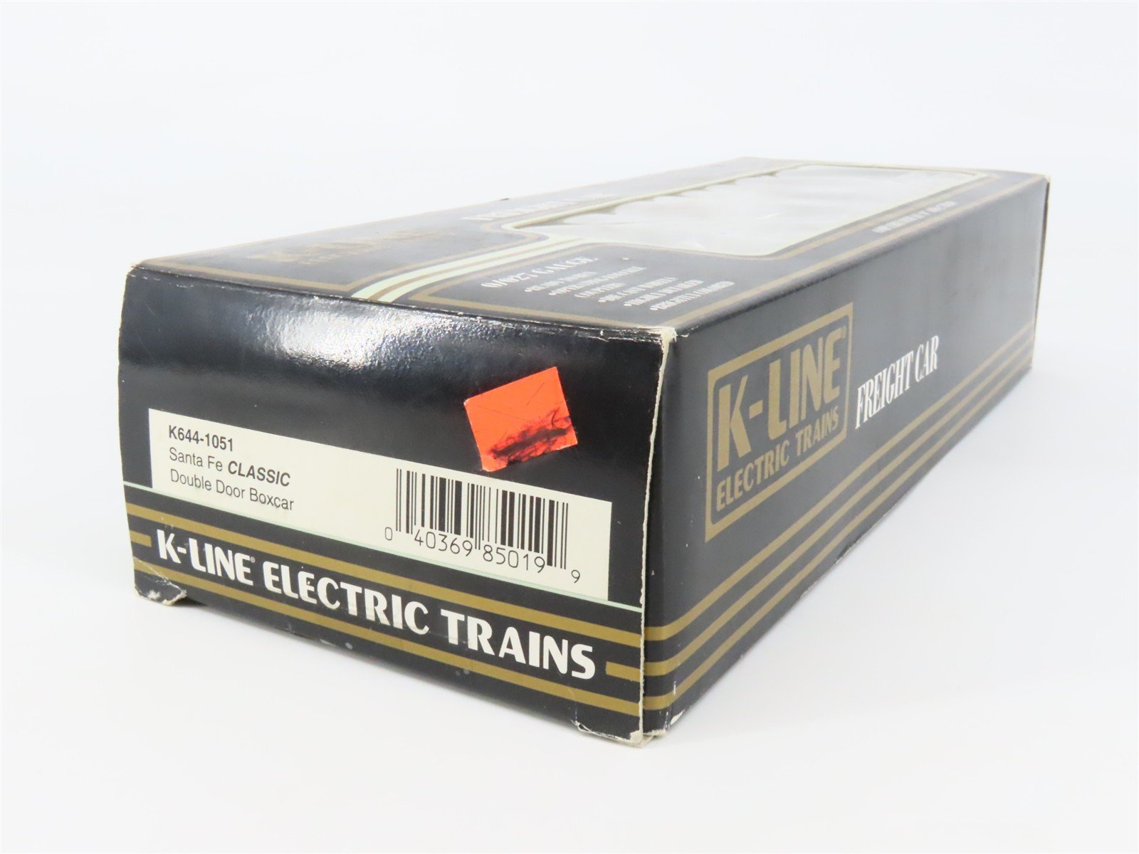 O Gauge 3-Rail K-Line K644-1051 ATSF Santa Fe Double Door Box Car #6441051