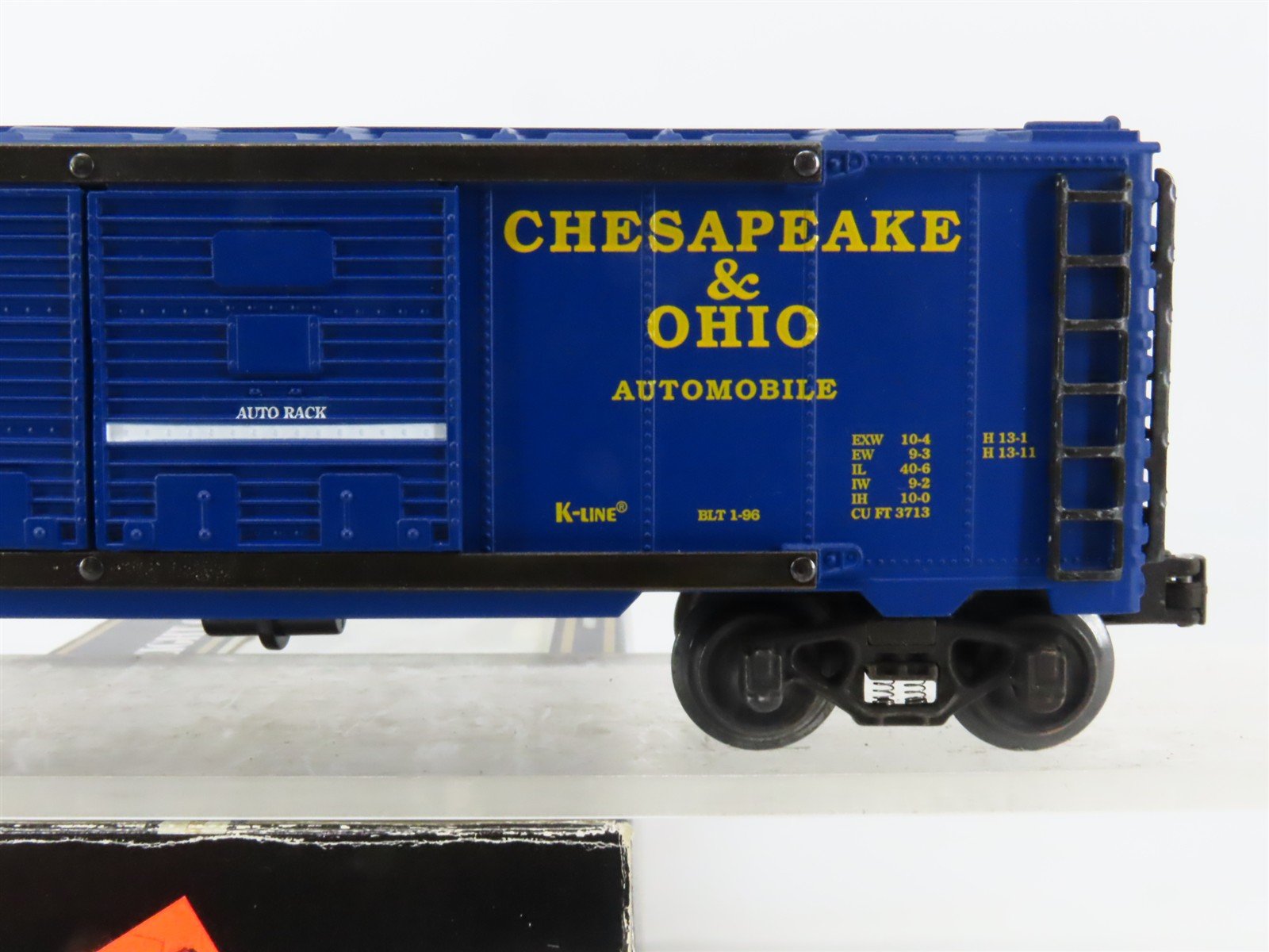 O Gauge 3-Rail K-Line K644-1251 C&O Chesapeake & Ohio Railroad Box Car #6441251