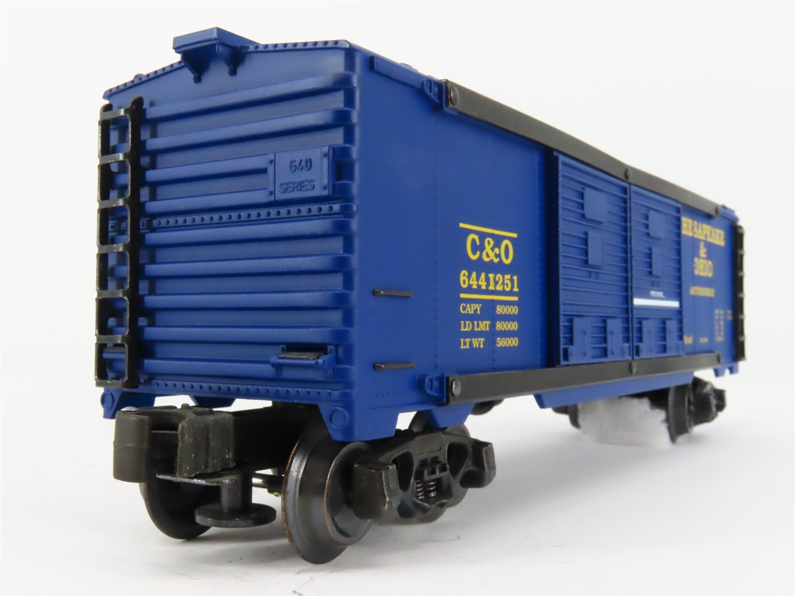 O Gauge 3-Rail K-Line K644-1251 C&O Chesapeake & Ohio Railroad Box Car #6441251
