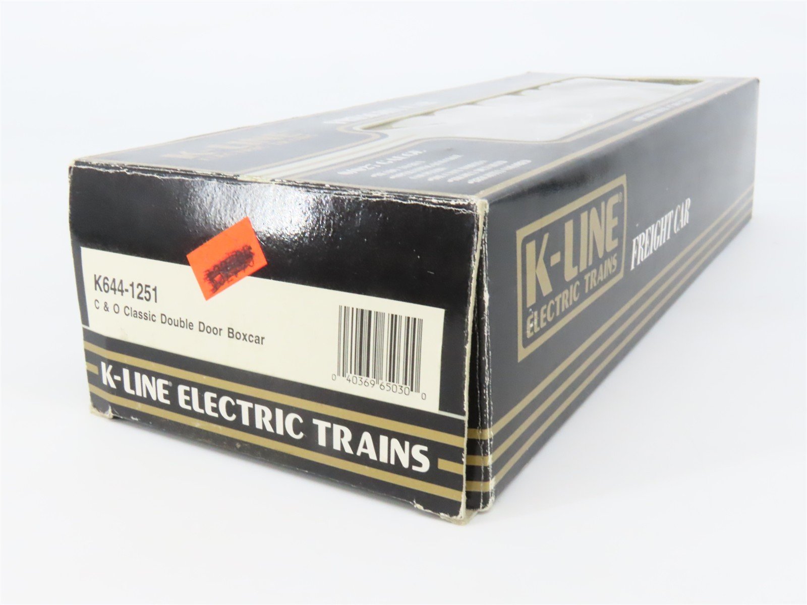 O Gauge 3-Rail K-Line K644-1251 C&O Chesapeake & Ohio Railroad Box Car #6441251