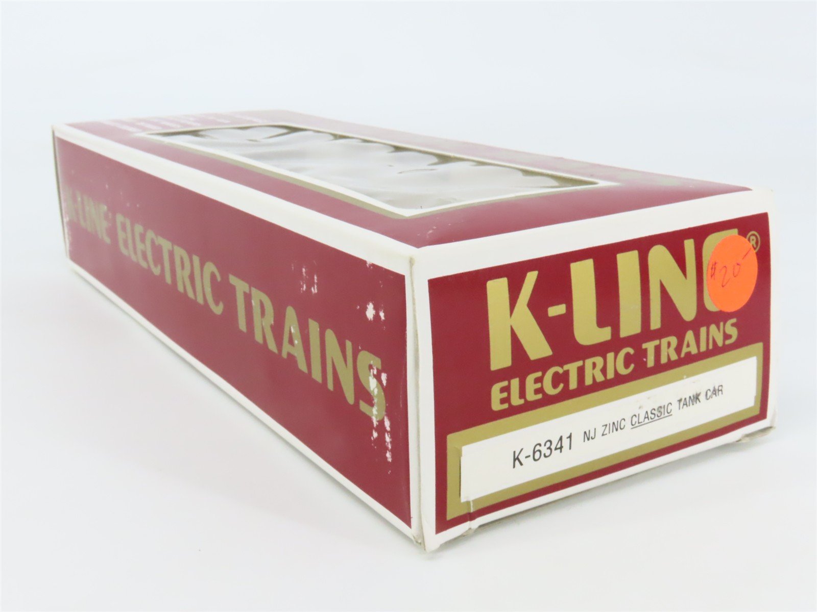 O Gauge 3-Rail K-Line K-6341 GATX NJZ The New Jersey Zinc Co. Tank Car #6341