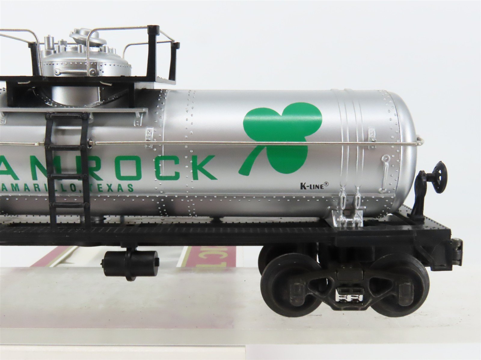 O Gauge 3-Rail K-Line K-6331 GATX Shamrock Oil Tank Car #6331