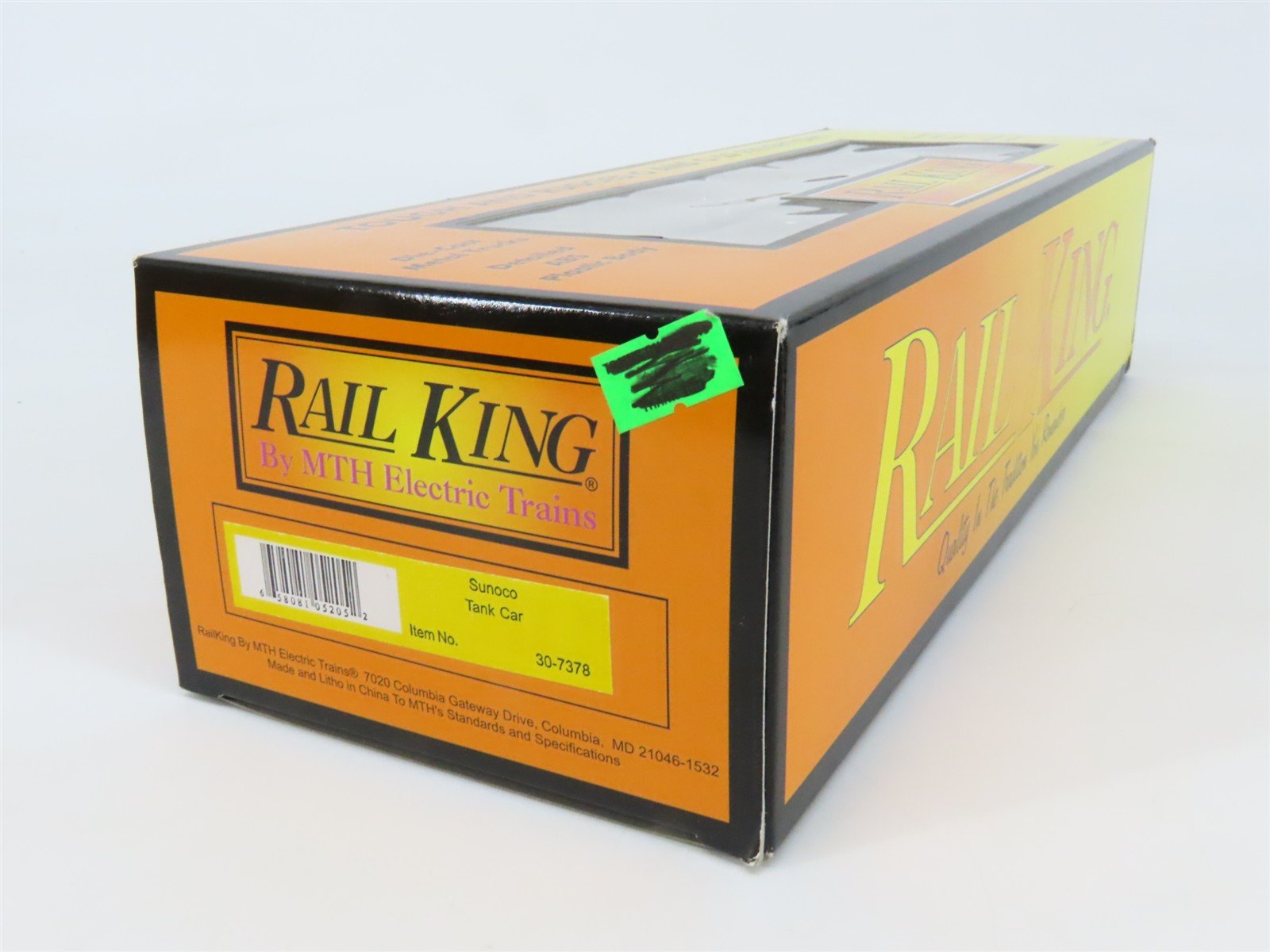O Gauge 3-Rail MTH Rail King 30-7378 SUN Sunoco Tank Car #8956
