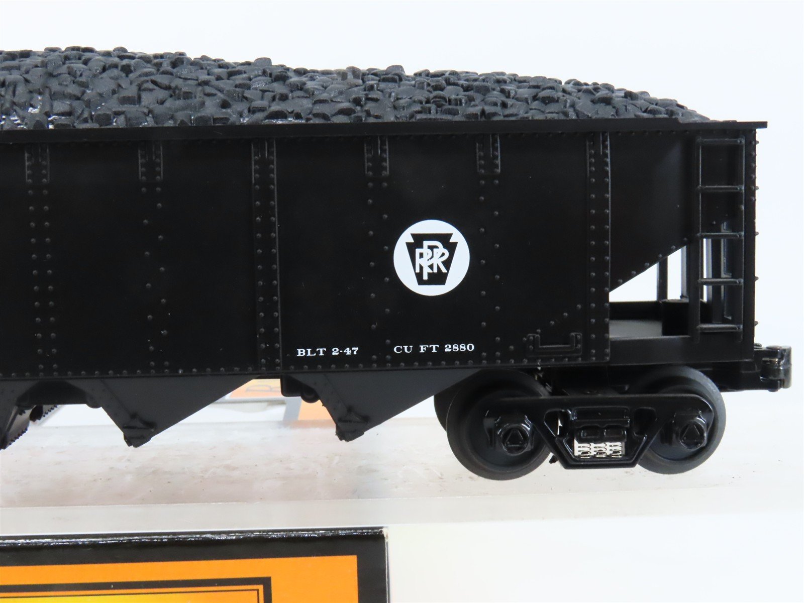 O Gauge 3-Rail MTH Rail King 30-75109 PRR Pennsylvania 4-Bay Hopper #730598