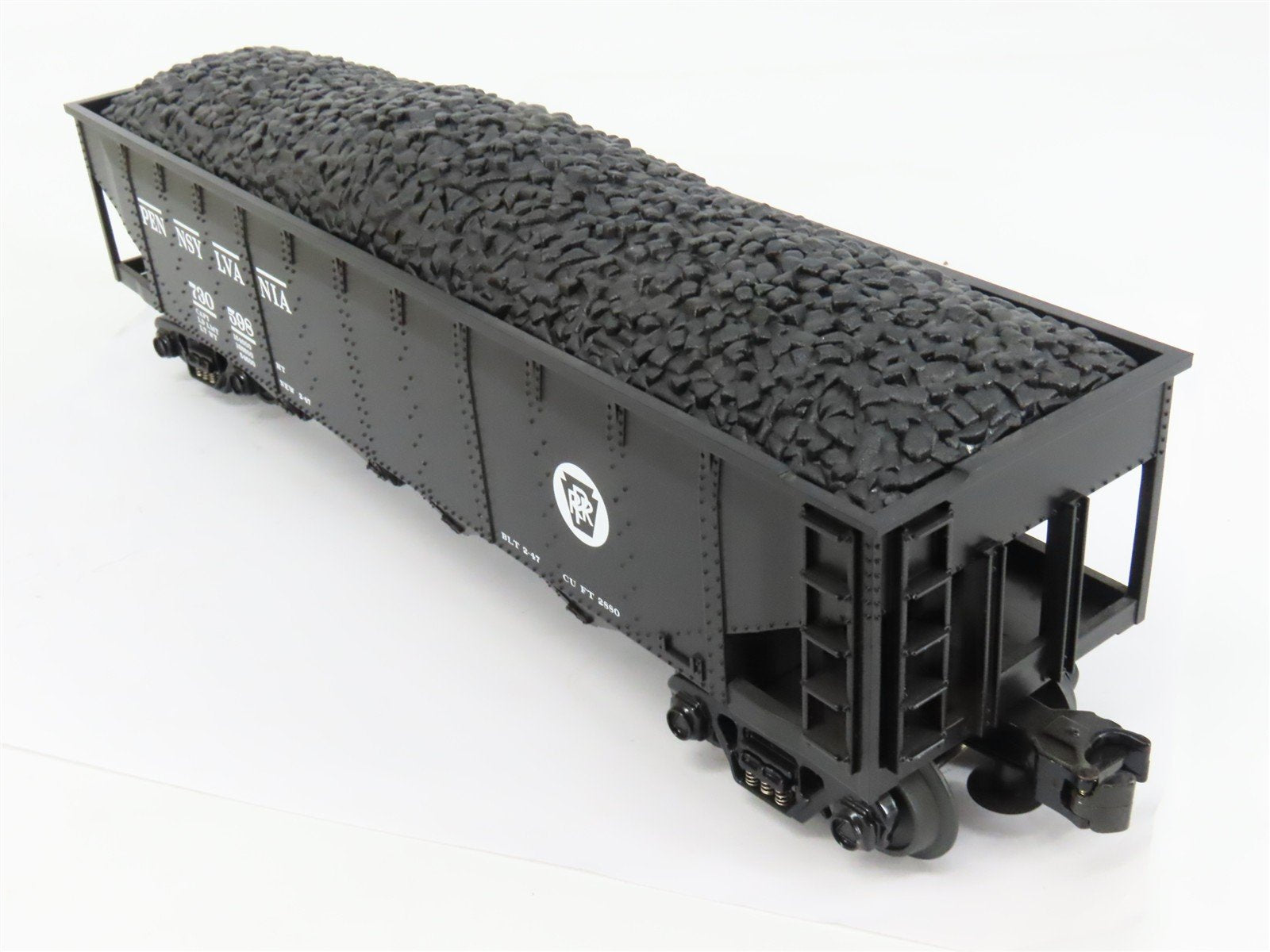 O Gauge 3-Rail MTH Rail King 30-75109 PRR Pennsylvania 4-Bay Hopper #730598