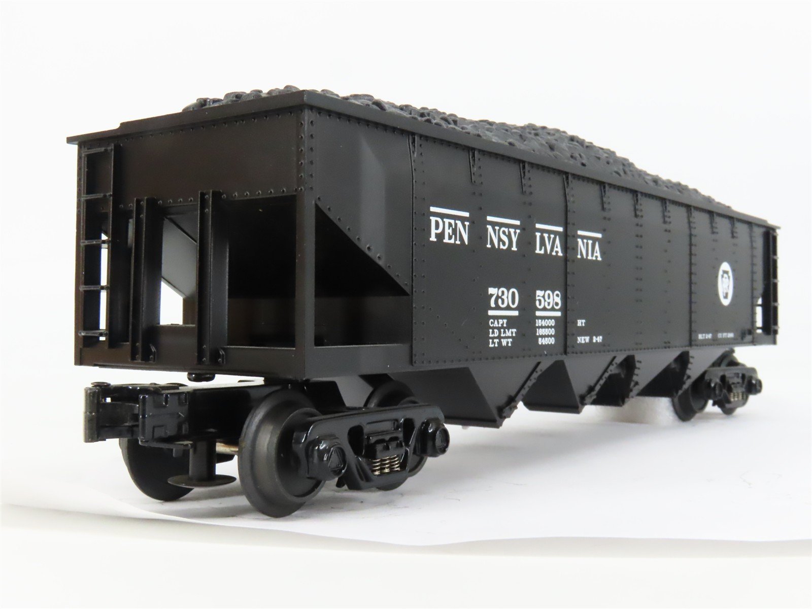 O Gauge 3-Rail MTH Rail King 30-75109 PRR Pennsylvania 4-Bay Hopper #730598