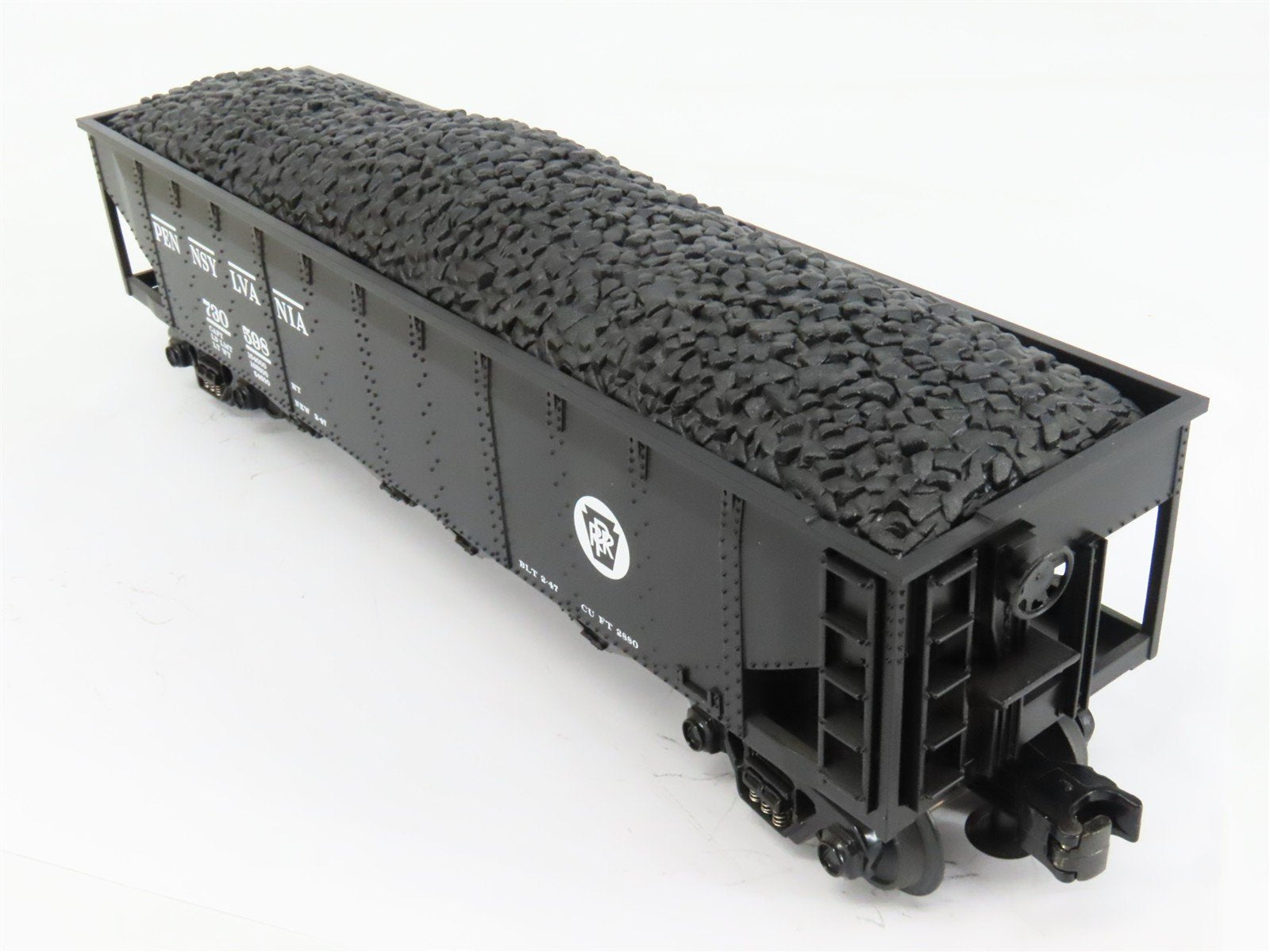 O Gauge 3-Rail MTH Rail King 30-75109 PRR Pennsylvania 4-Bay Hopper #730598