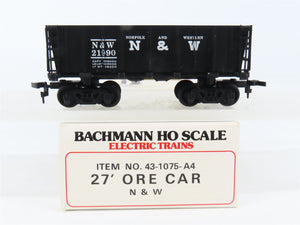 HO Scale Bachmann 43-1075-A4 N&W Norfolk & Western Railroad 27' Ore Car #21990
