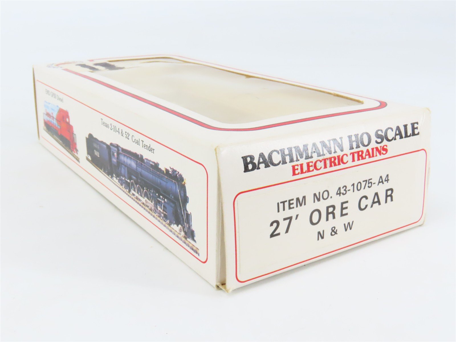 HO Scale Bachmann 43-1075-A4 N&W Norfolk & Western Railroad 27' Ore Car #21990