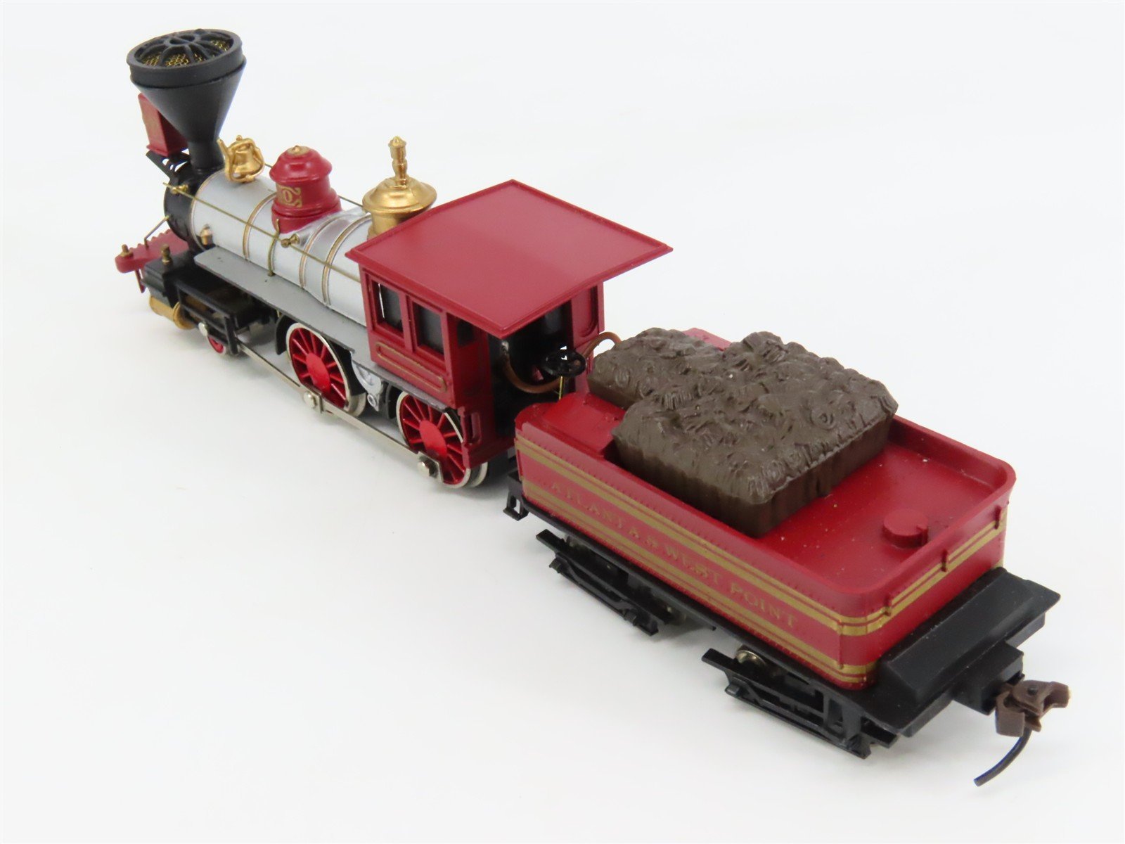 HO Scale Bachmann Atlanta & West Point 4-4-0 Steam Locomotive #60