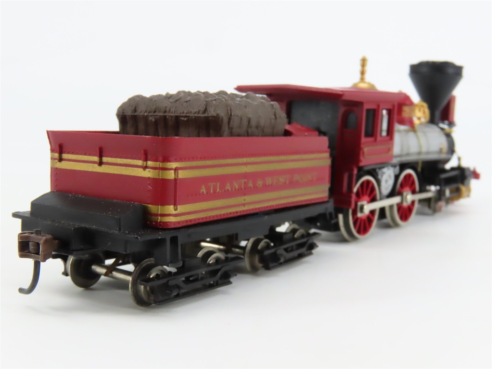 HO Scale Bachmann Atlanta & West Point 4-4-0 Steam Locomotive #60