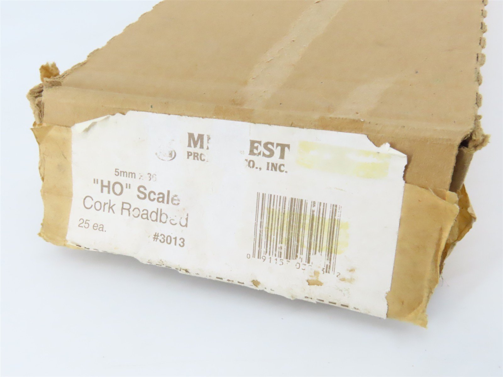 HO Scale Midwest Products 3013 Cork Roadbed 36