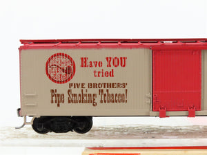 HO Scale Train-Miniature 2714 JFB Five Bros Pipe Tobacco 40' Box Car #1453