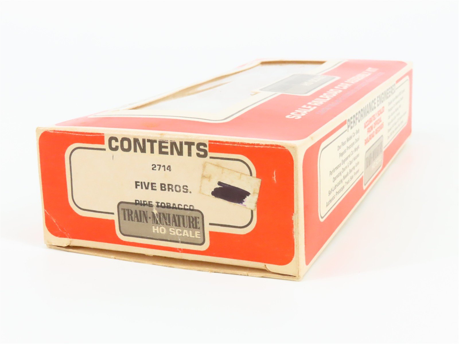 HO Scale Train-Miniature 2714 JFB Five Bros Pipe Tobacco 40' Box Car #1453