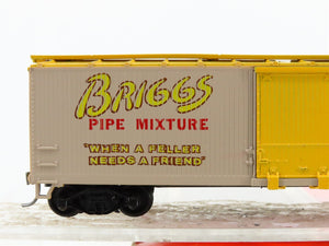 HO Scale Train-Miniature 2718 USTCo Briggs Mixture Pipe Tobacco 40' Box Car #29