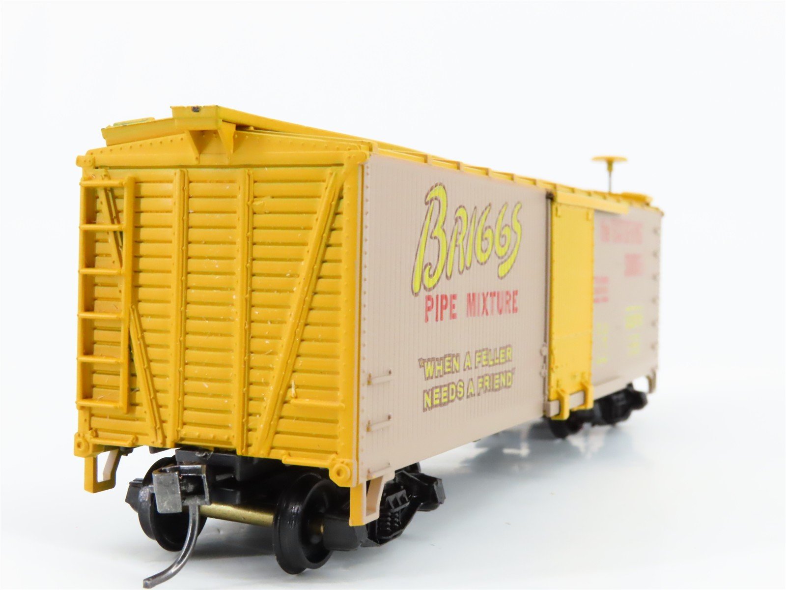 HO Scale Train-Miniature 2718 USTCo Briggs Mixture Pipe Tobacco 40' Box Car #29