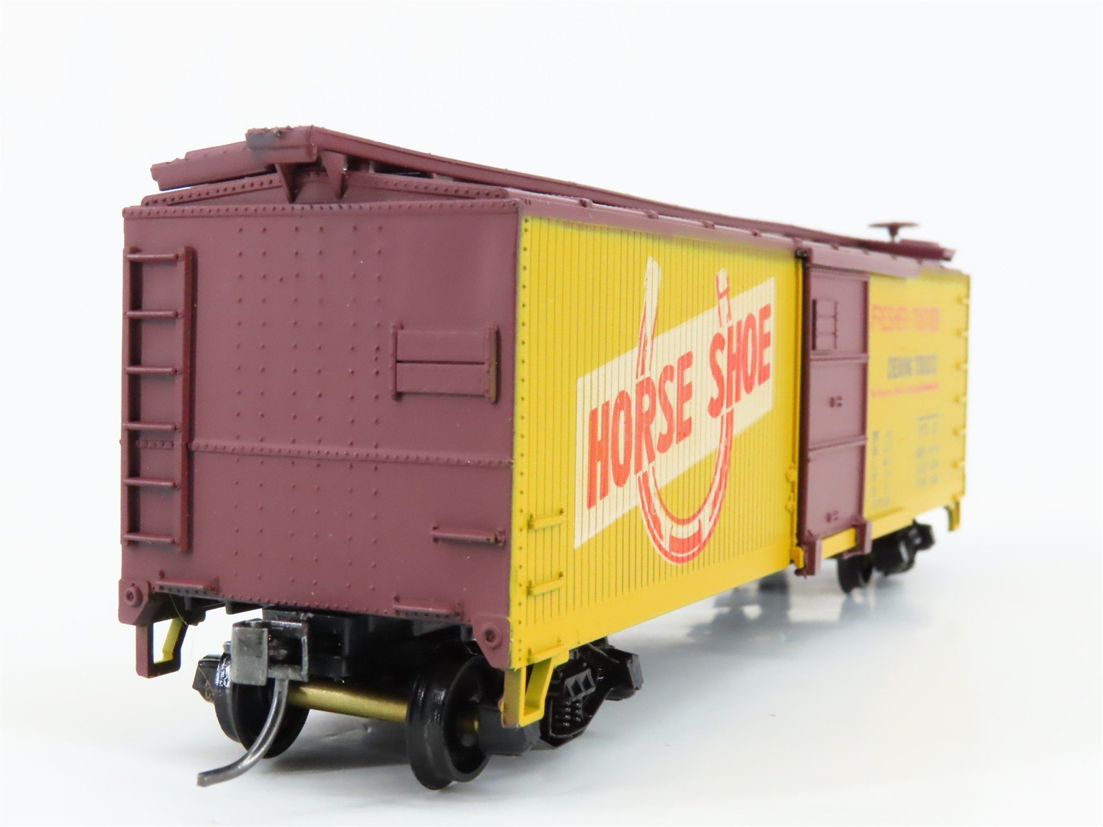 HO Scale Train-Miniature 2258 PTC Horse Shoe Chewing Plugs 40' Box Car #92